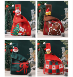 Knitted Christmas Gift Bags – Set of 4