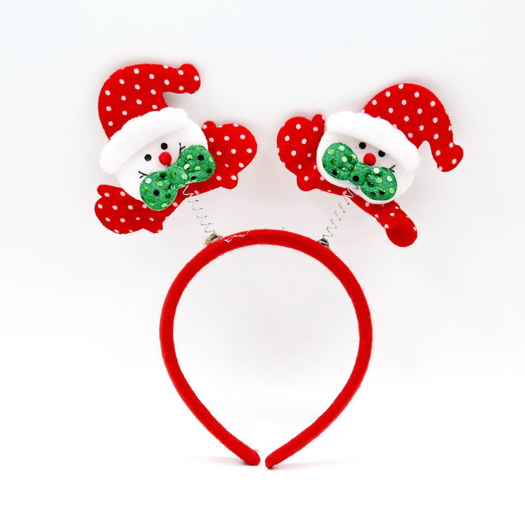 Christmas Headbands, Snowman Set – Pack of 3
