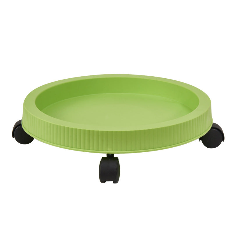3-Tier Stackable Strawberry Planter with Wheeled Tray – Green