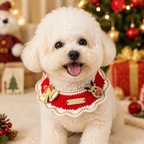Christmas Knitted Pet Collar, Reindeer Bell – Dogs & Cats