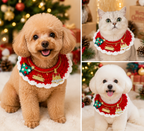Christmas Knitted Pet Collar, Tree & Bell – Dogs & Cats