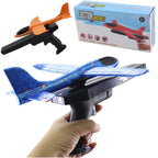 Foam Glider Plane Launcher Toy with Light – Pack of 2
