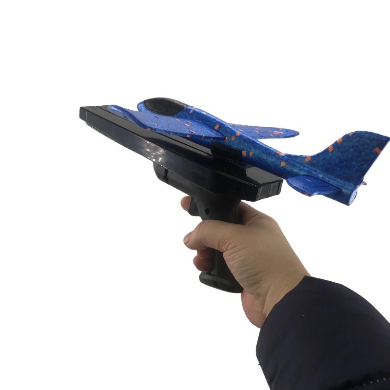 Foam Glider Plane Launcher Toy with Light – Pack of 2