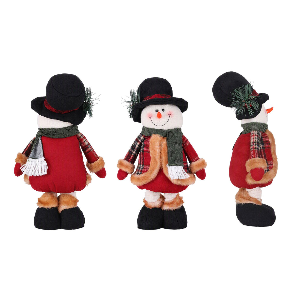 Telescopic Snowman Christmas Ornament, 40-56 cm Tabletop – Jingle Jollys