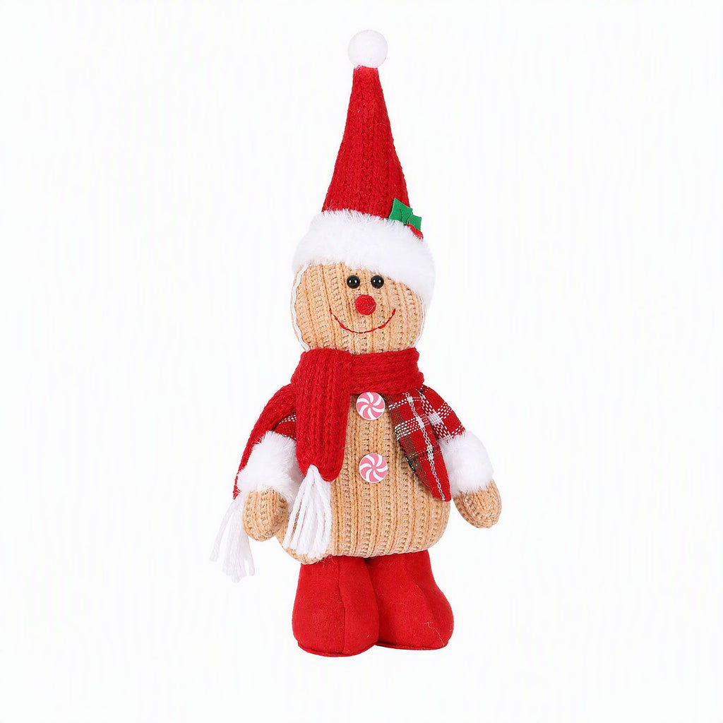 Knitted Gingerbread Man Standing Christmas Ornament – Jingle Jollys