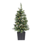 Potted Snowy Christmas Tree, 90 cm – Jingle Jollys