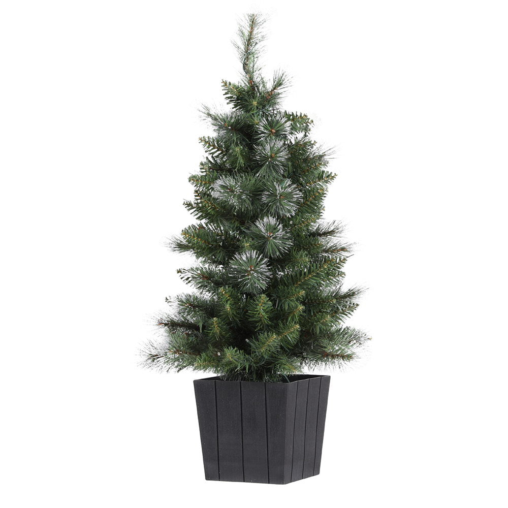 Potted Snowy Christmas Tree, 90 cm – Jingle Jollys