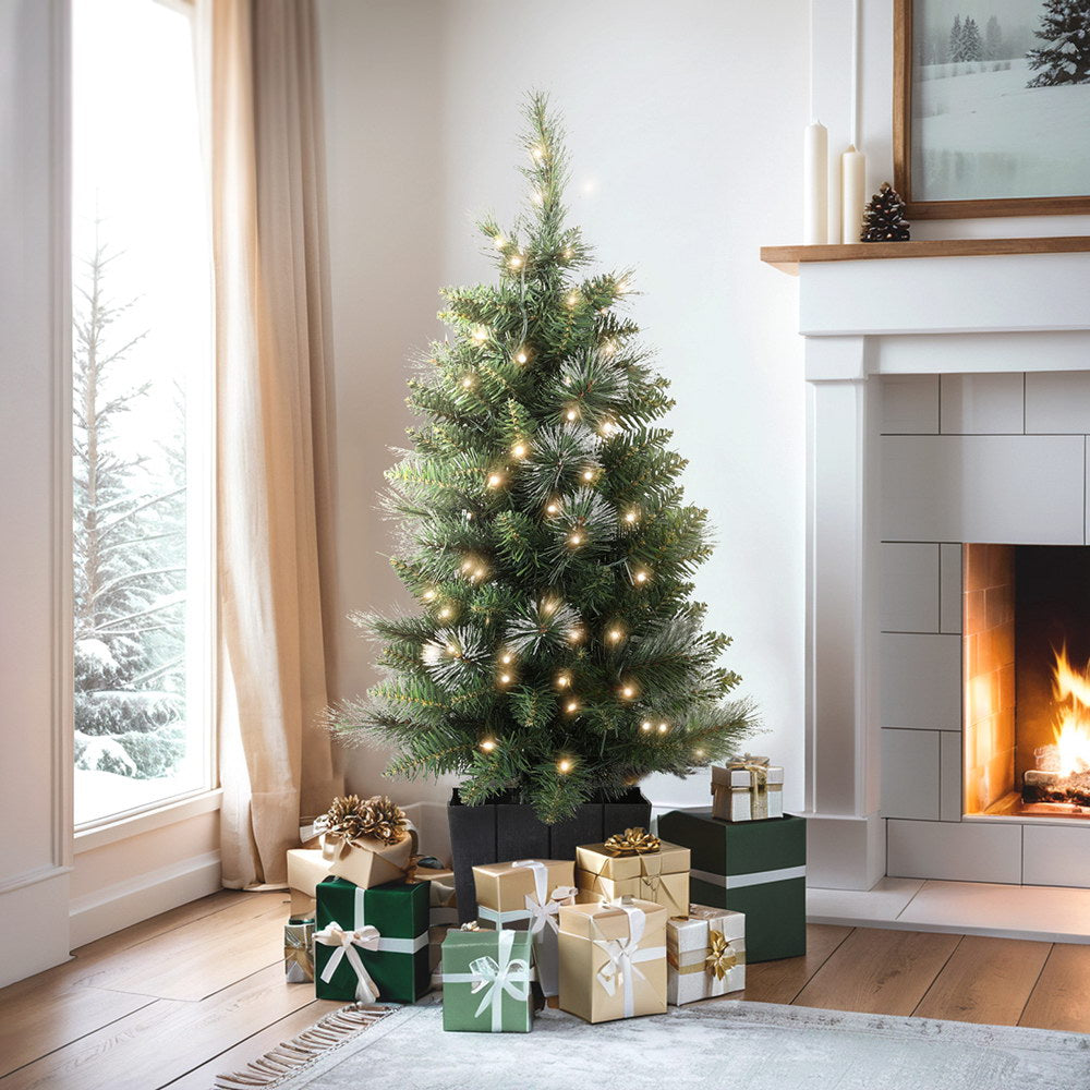 Potted Snowy Christmas Tree, 90 cm – Jingle Jollys