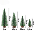 Mini Frosted Christmas Tree Table Decorations, Set of 4 – Jingle Jollys