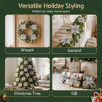 Poinsettia Christmas Tree Flowers – Set of 20, Jingle Jollys