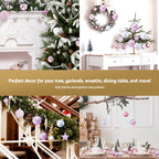 Pink Christmas Bauble & Ornament Set – 33 Pieces, Jingle Jollys