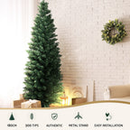 Slim Green Christmas Tree, 1.8 m with 300 Tips – Jingle Jollys
