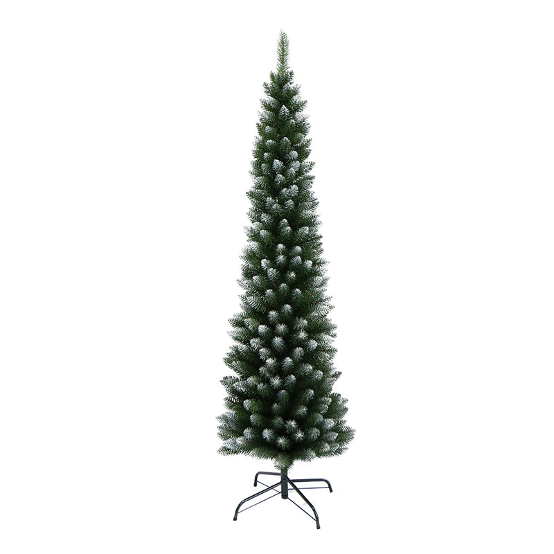 Slim Snowy Christmas Tree, 1.8 m with 300 Tips – Jingle Jollys