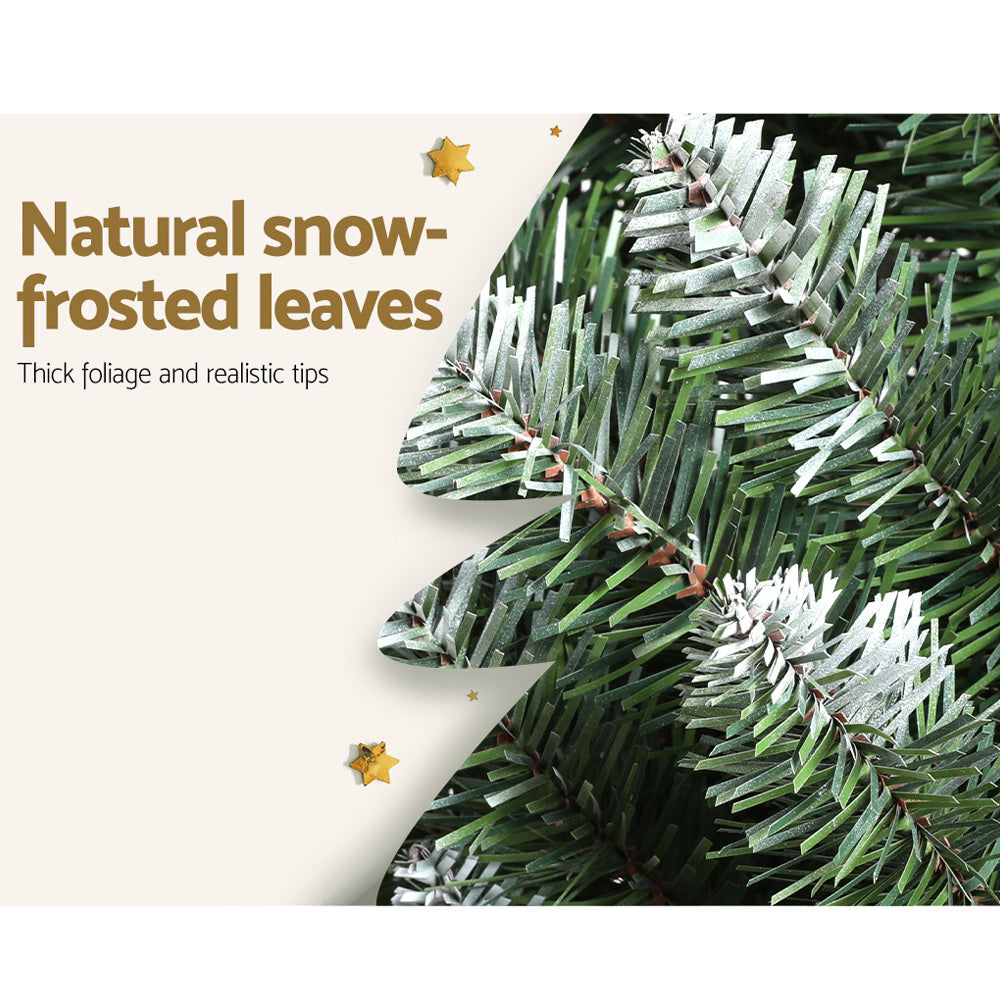 Slim Snowy Christmas Tree, 1.8 m with 300 Tips – Jingle Jollys
