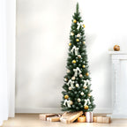Slim Snowy Christmas Tree, 1.8 m with 300 Tips – Jingle Jollys