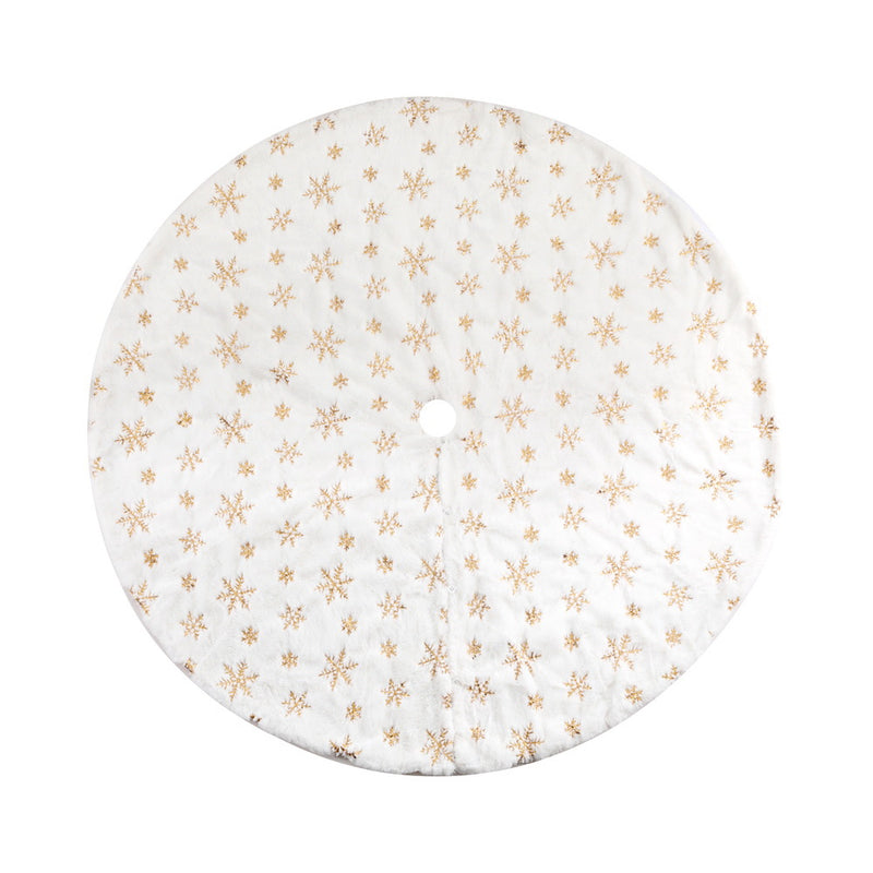 Snowflake Christmas Tree Skirt, 120 cm – Jingle Jollys