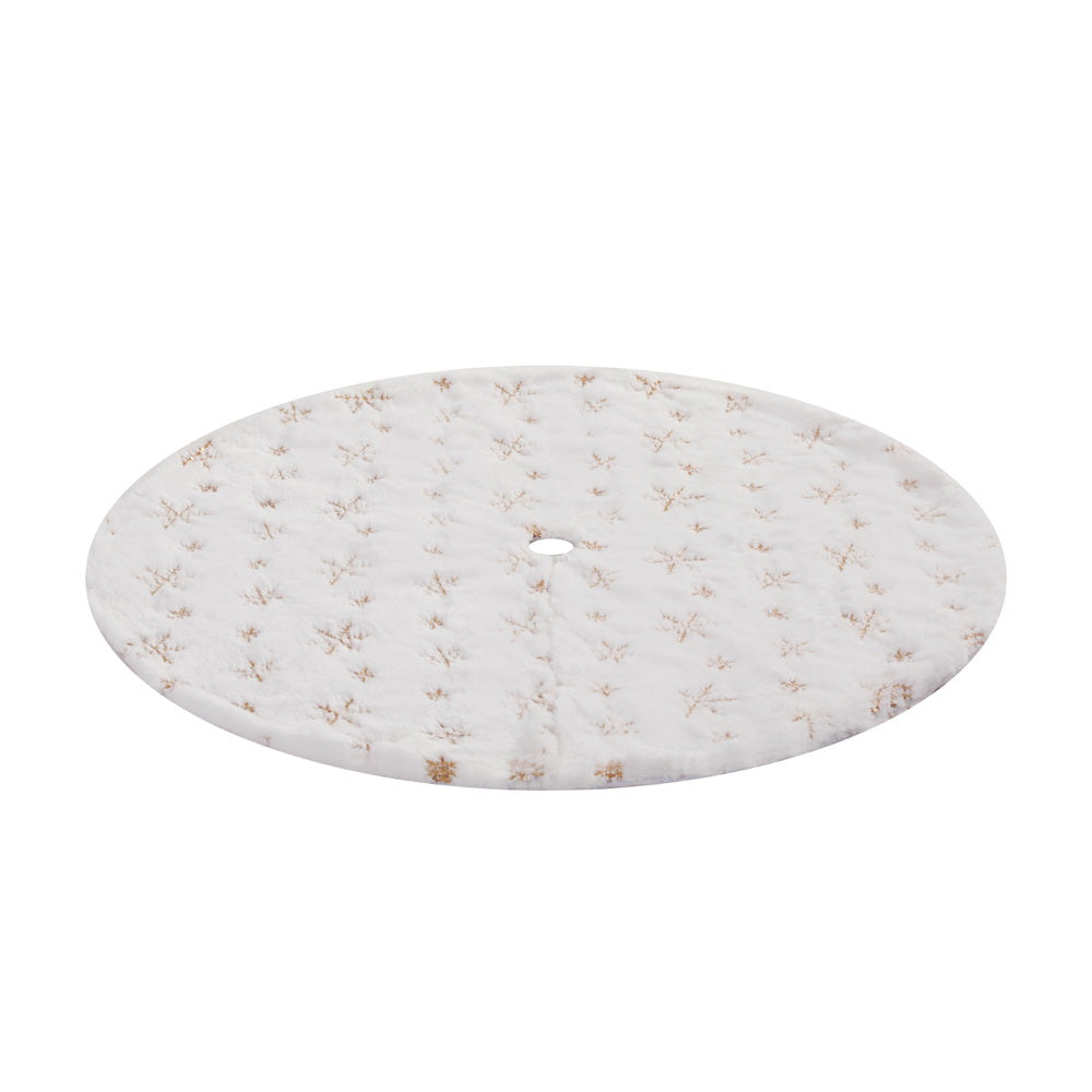 Snowflake Christmas Tree Skirt, 90 cm – Jingle Jollys