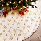 Snowflake Christmas Tree Skirt, 90 cm – Jingle Jollys