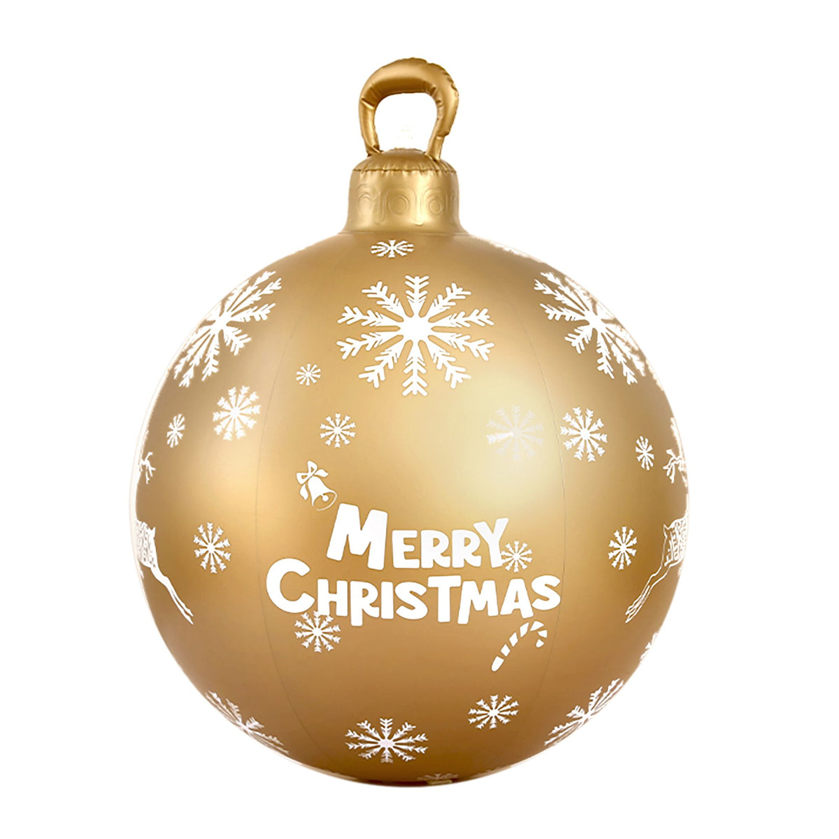 Giant Inflatable Christmas Bauble, 60 cm Outdoor Gold – Jingle Jollys