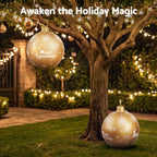 Giant Inflatable Christmas Bauble, 60 cm Outdoor Gold – Jingle Jollys