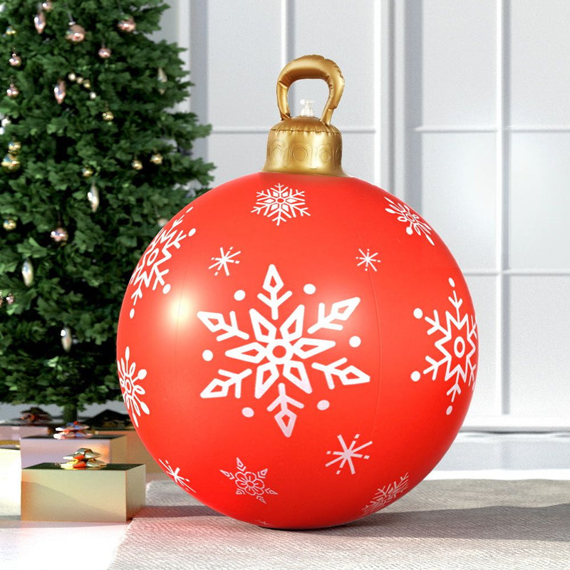 Giant Inflatable Christmas Bauble, 60 cm Outdoor Red – Jingle Jollys