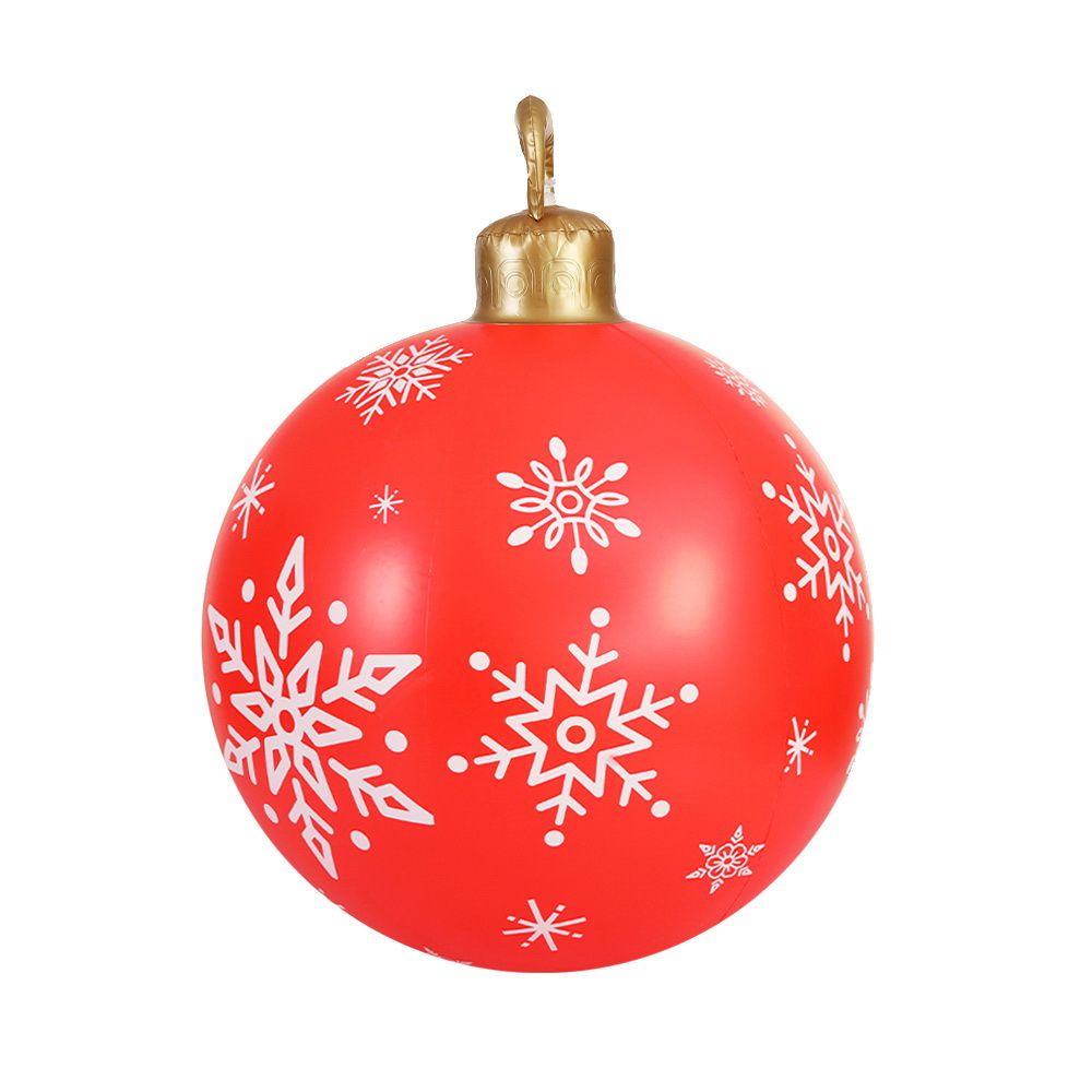 Giant Inflatable Christmas Bauble, 60 cm Outdoor Red – Jingle Jollys
