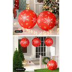 Giant Inflatable Christmas Bauble, 60 cm Outdoor Red – Jingle Jollys