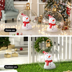 Giant Inflatable Christmas Bauble, 60 cm Snowman Design – Jingle Jollys