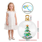 Giant Inflatable Christmas Bauble, 60 cm Clear Tree Design – Jingle Jollys