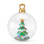 Giant Inflatable Christmas Bauble, 60 cm Clear Tree Design – Jingle Jollys
