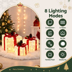 Lighted Christmas Gift Boxes – Set of 3, Jingle Jollys