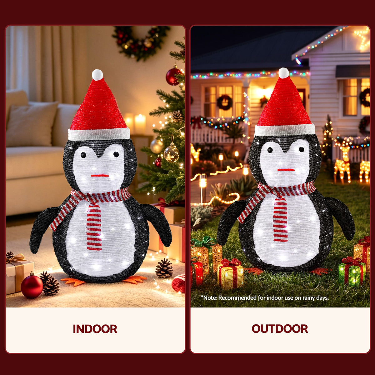 LED Pop-Up Penguin Christmas Display, 70 cm – Jingle Jollys