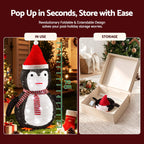 LED Pop-Up Penguin Christmas Display, 70 cm – Jingle Jollys