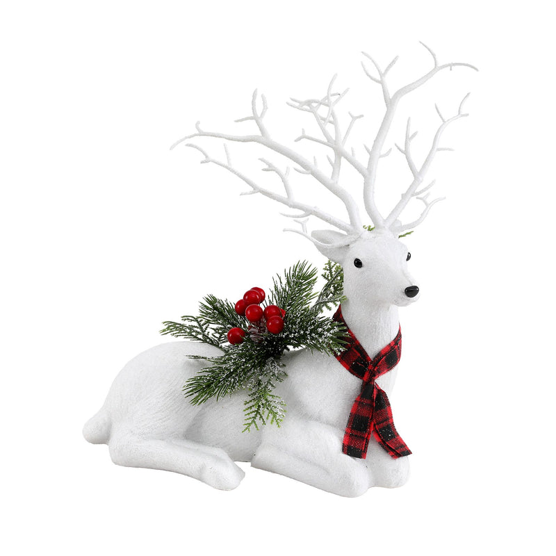 Glitter Christmas Reindeer Ornament, 32 cm – Jingle Jollys