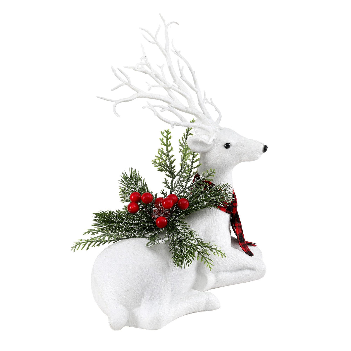 Glitter Christmas Reindeer Ornament, 32 cm – Jingle Jollys