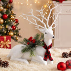 Glitter Christmas Reindeer Ornament, 32 cm – Jingle Jollys