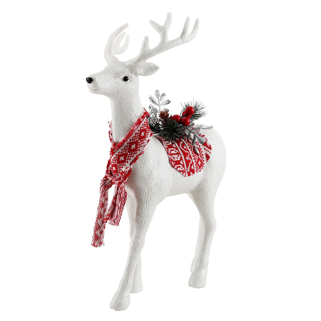 Glitter Christmas Reindeer Ornament, 45 cm – Jingle Jollys
