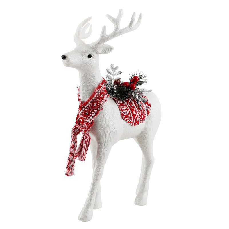Glitter Christmas Reindeer Ornament, 45 cm – Jingle Jollys