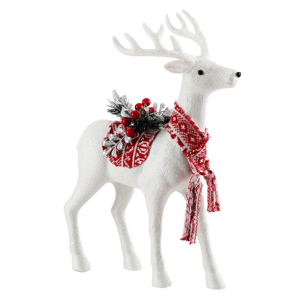Glitter Christmas Reindeer Ornament, 45 cm – Jingle Jollys