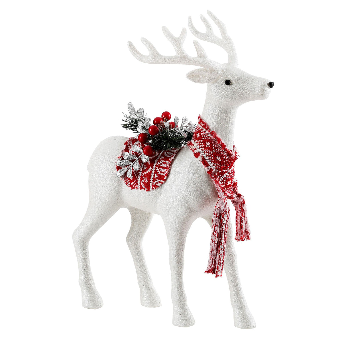 Glitter Christmas Reindeer Ornament, 45 cm – Jingle Jollys