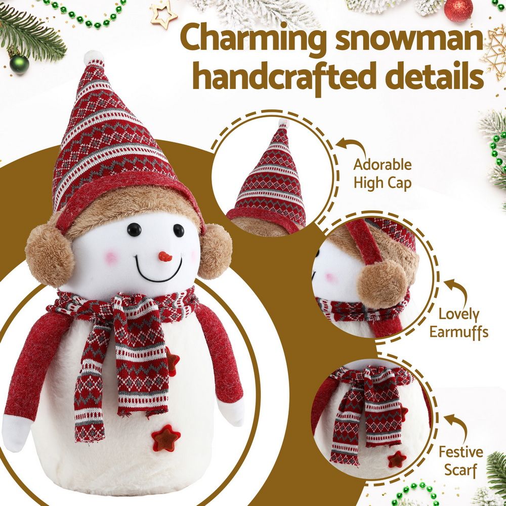 Handcrafted Christmas Snowman Ornament, 45 cm – Jingle Jollys