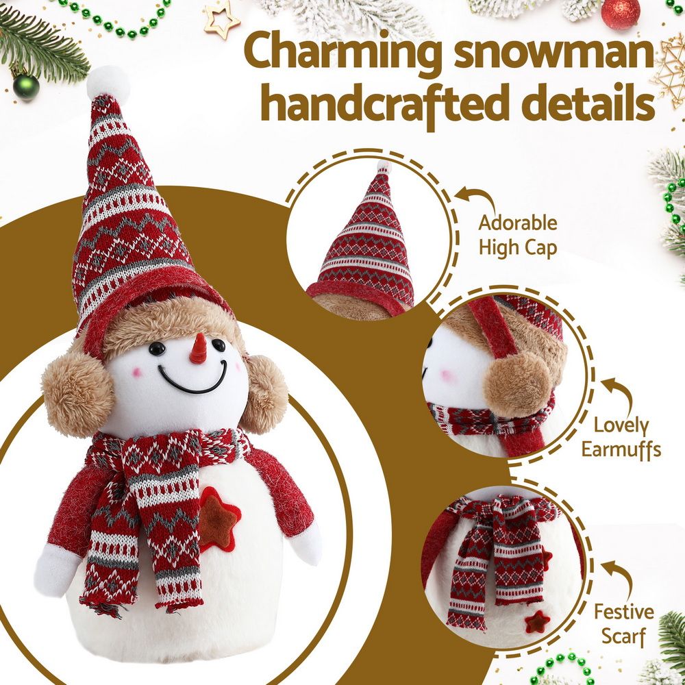 Handcrafted Christmas Snowman Ornament, 35 cm – Jingle Jollys