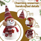 Handcrafted Christmas Snowman Ornament, 35 cm – Jingle Jollys