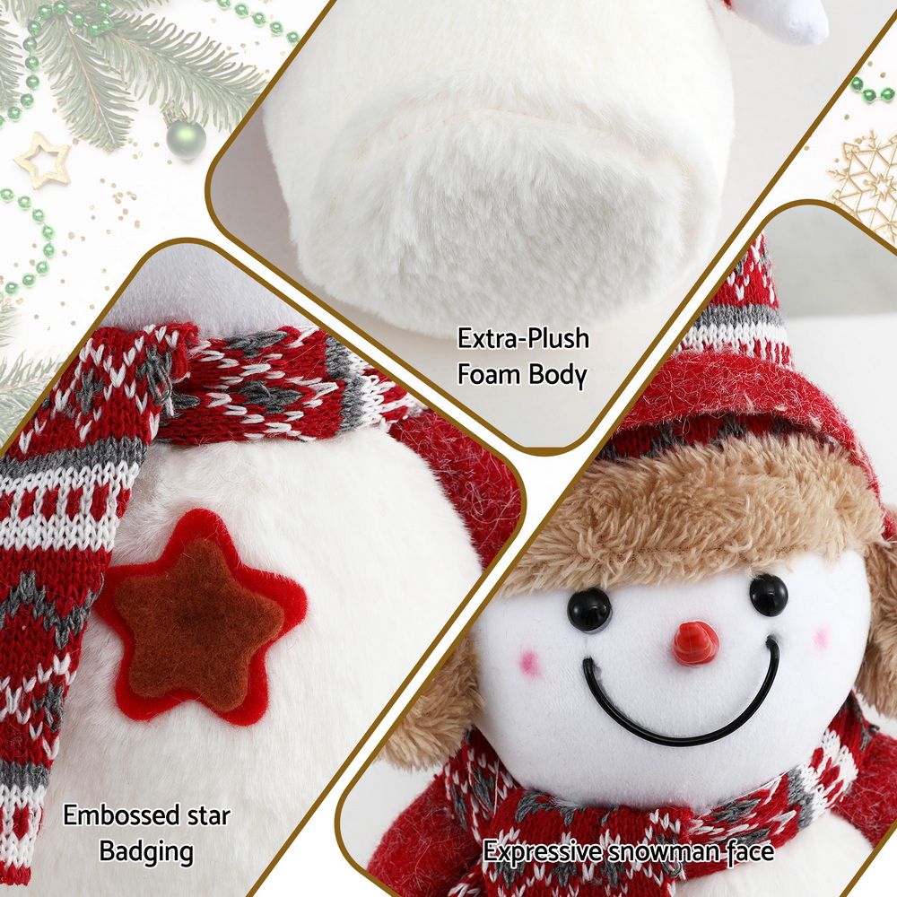 Handcrafted Christmas Snowman Ornament, 35 cm – Jingle Jollys