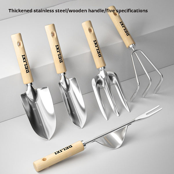 Stainless steel garden tool set